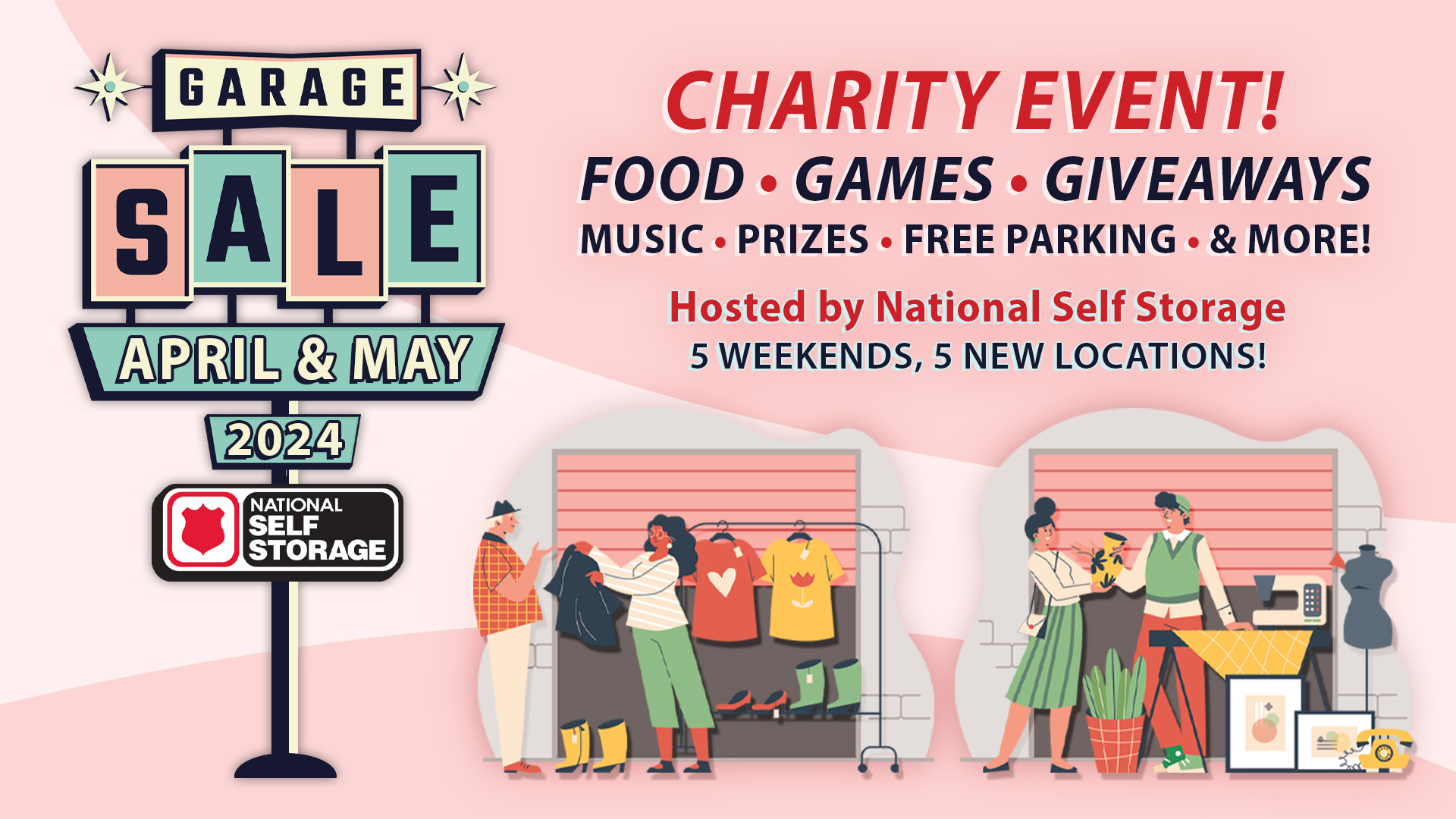 EL Paso Garage Sales, 5 Event Weekends Starting April 27th! National