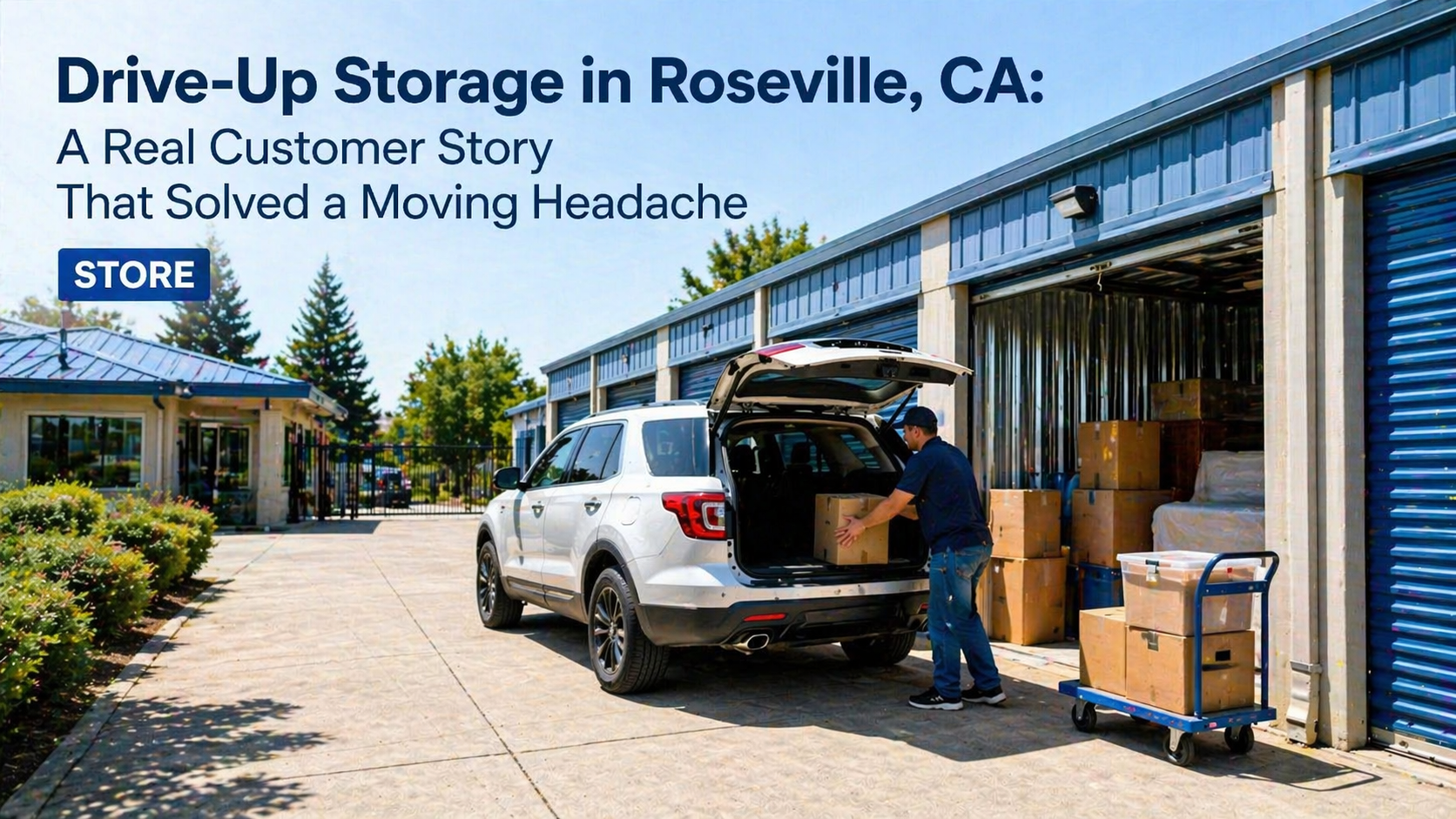 Storage Units in Roseville, CA | Drive-Up Storage | STORE