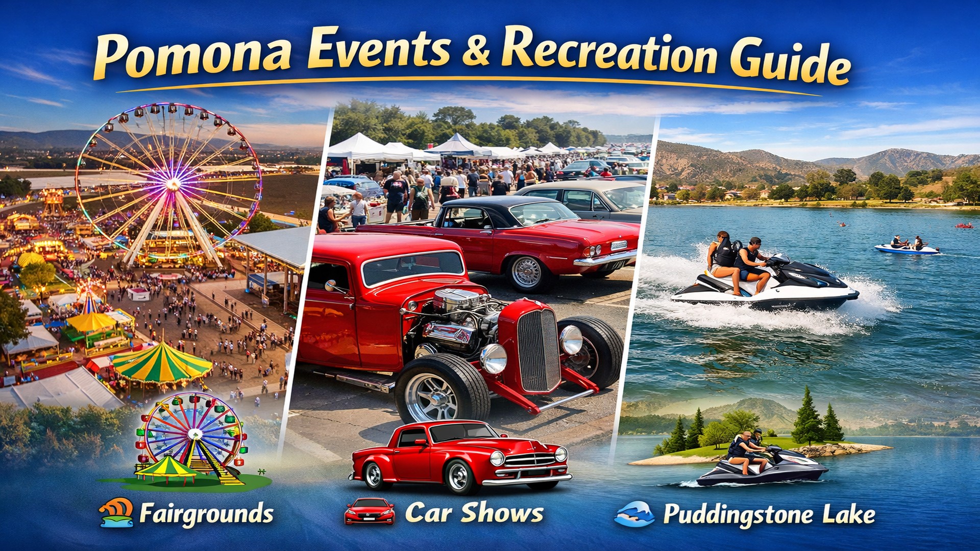 Fearplex Map Pomona CA Events Guide | Fairplex & RV Show 2026