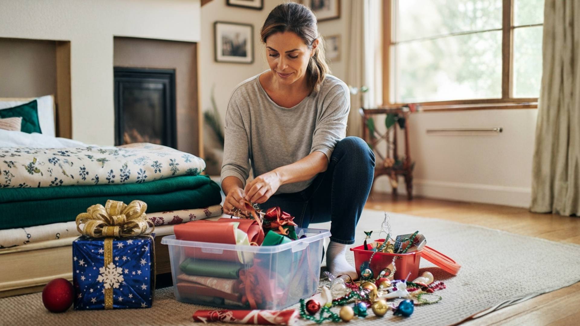 Photo inspiration: Decluttering And Organizing Seasonal Decorations Reference: Post Holiday Decluttering What To Do With Decorations Gifts And
