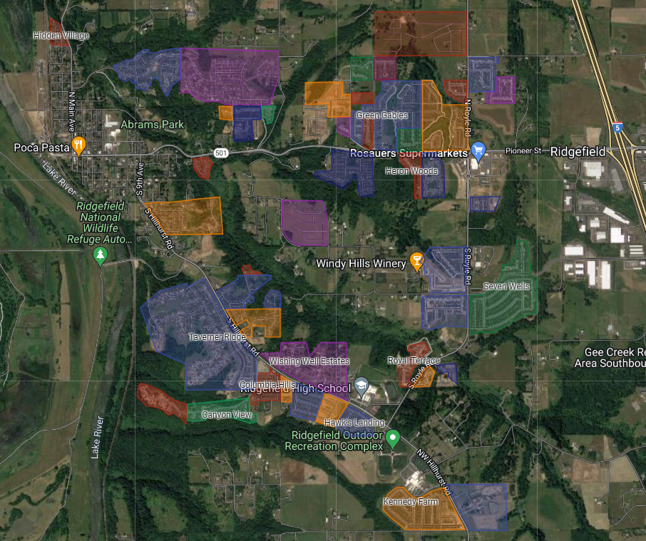 Neighborhoods to Live in Ridgefield