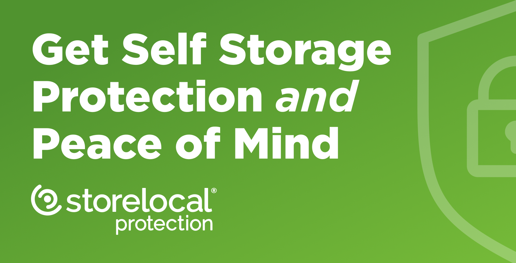 Storelocal Protection Storelocal® Storage