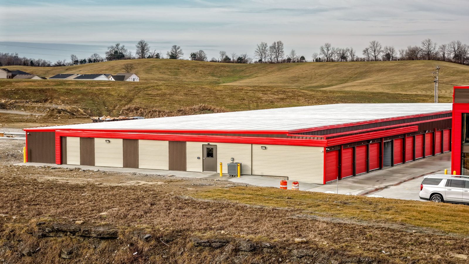 Storage Center Plus 2026 expansion building, serving Thoroughbred Estates, KY