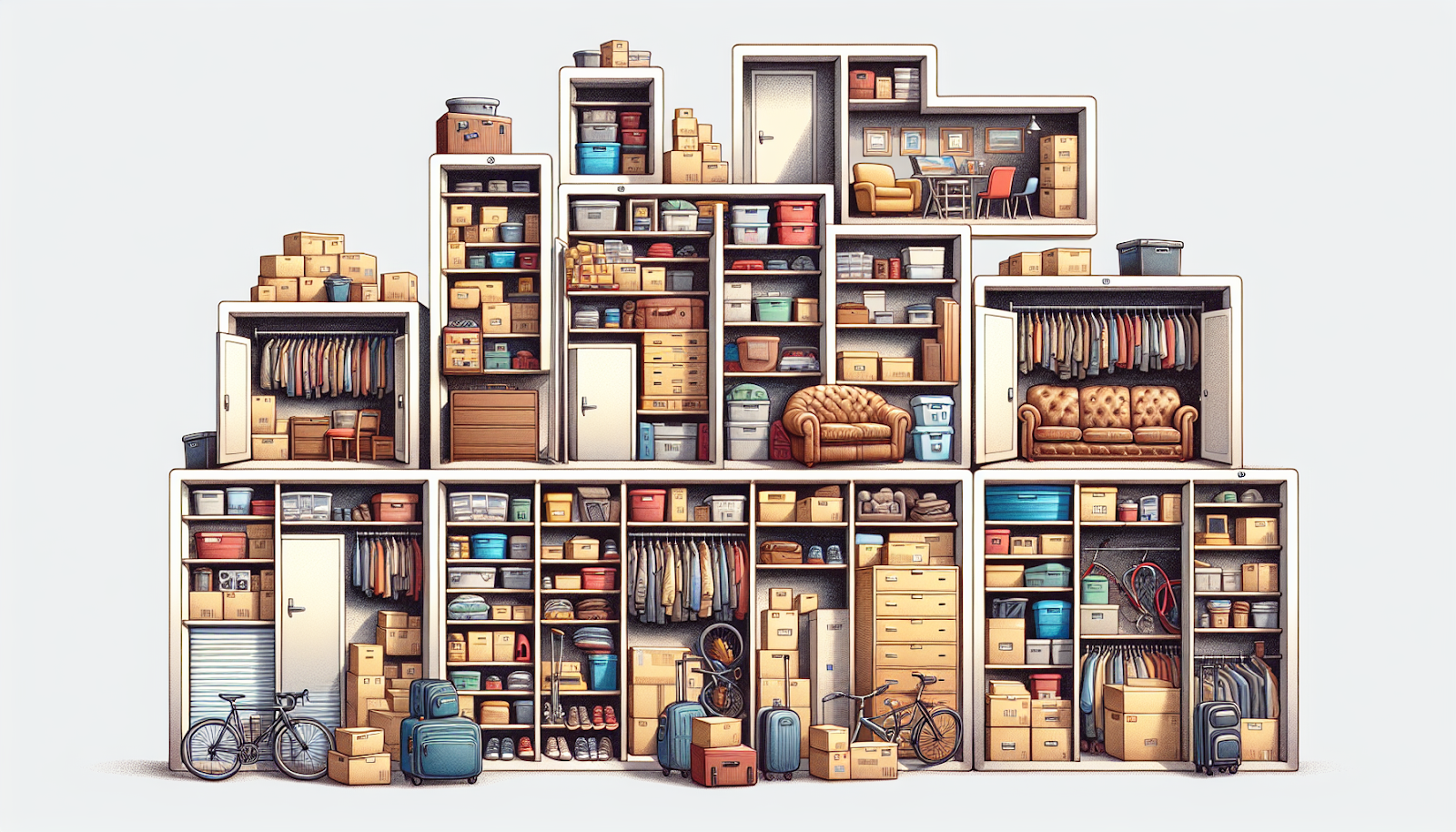 Comprehensive Storage Unit Size Guide | StaxUP Self Storage